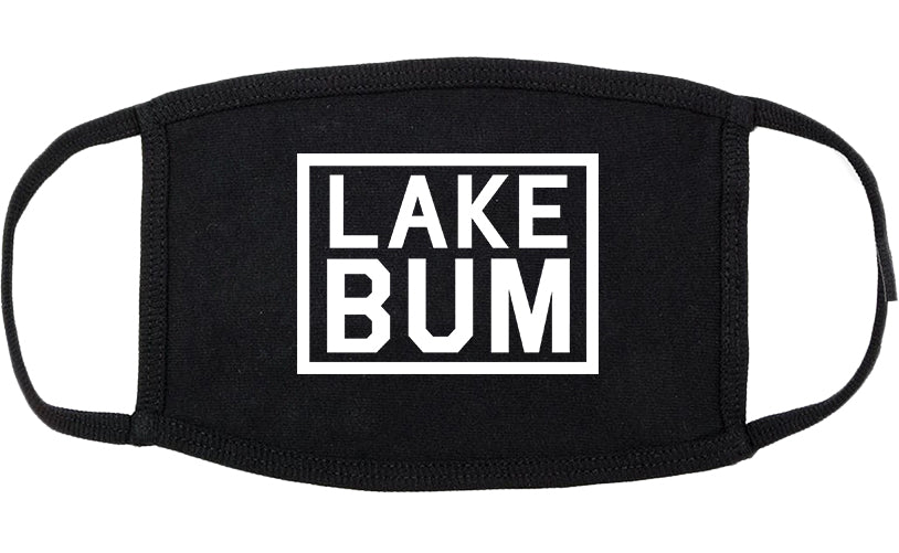 Lake Bum Box Cotton Face Mask Black