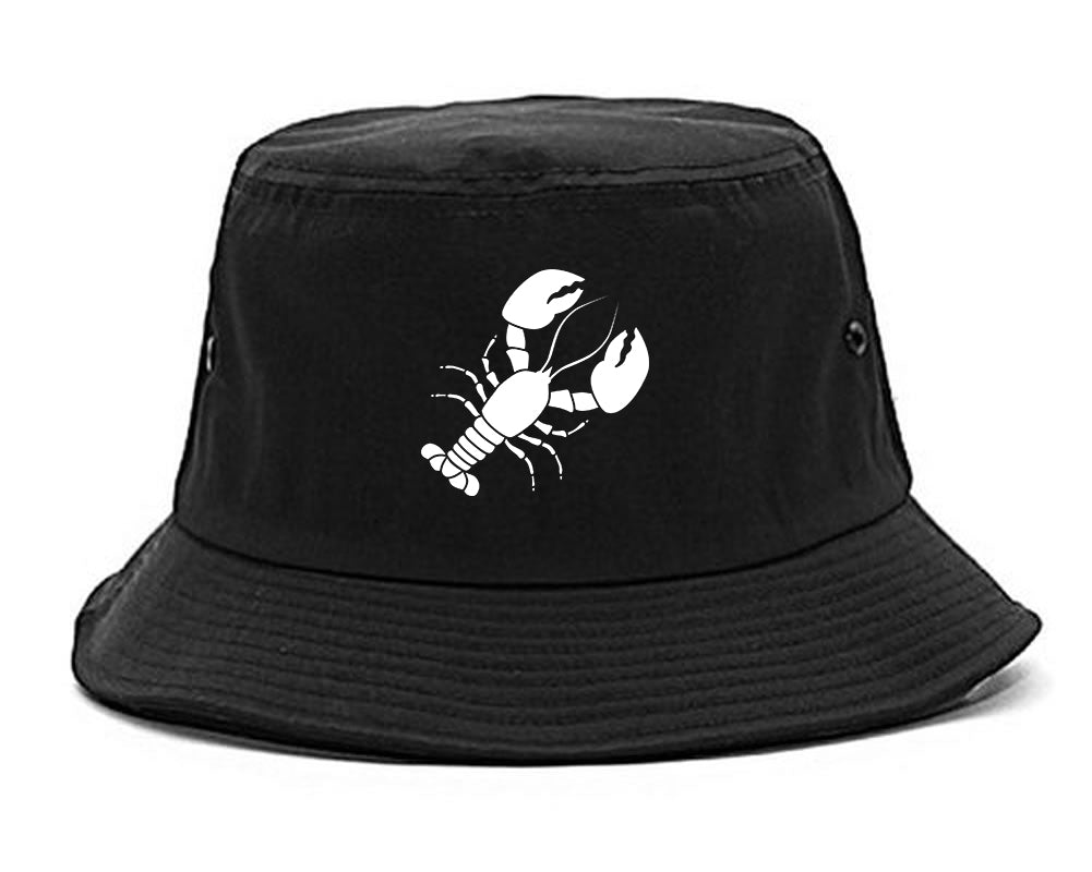 Lobster Mens Bucket Hat Black