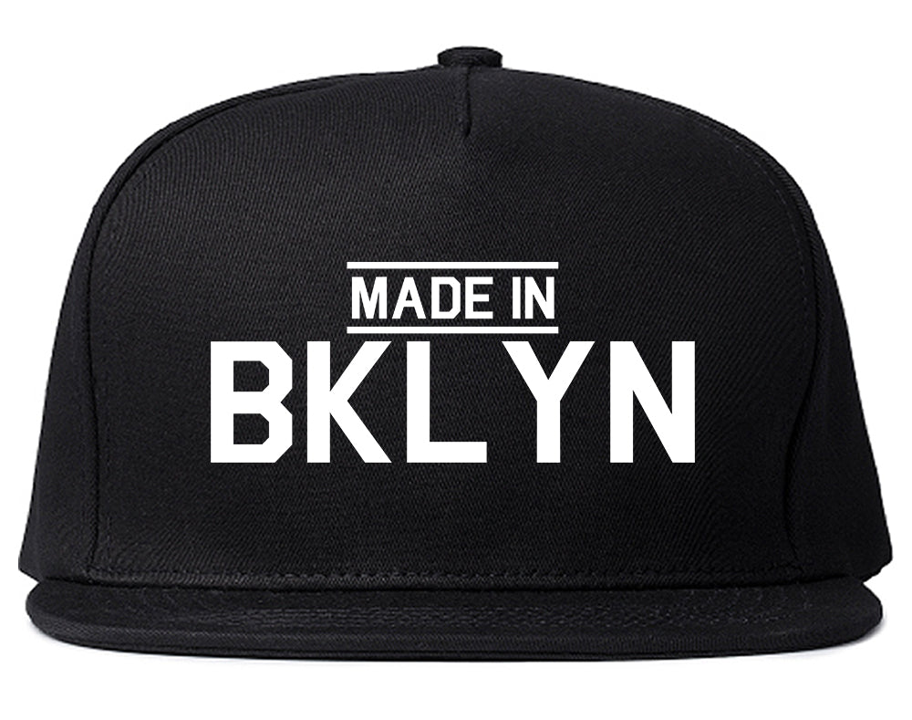 Made In BKLYN Brooklyn Mens Snapback Hat Black