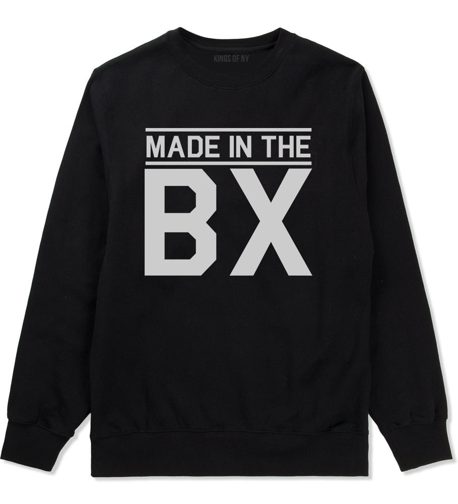 Made In The BX Bronx Mens Crewneck Sweatshirt Black