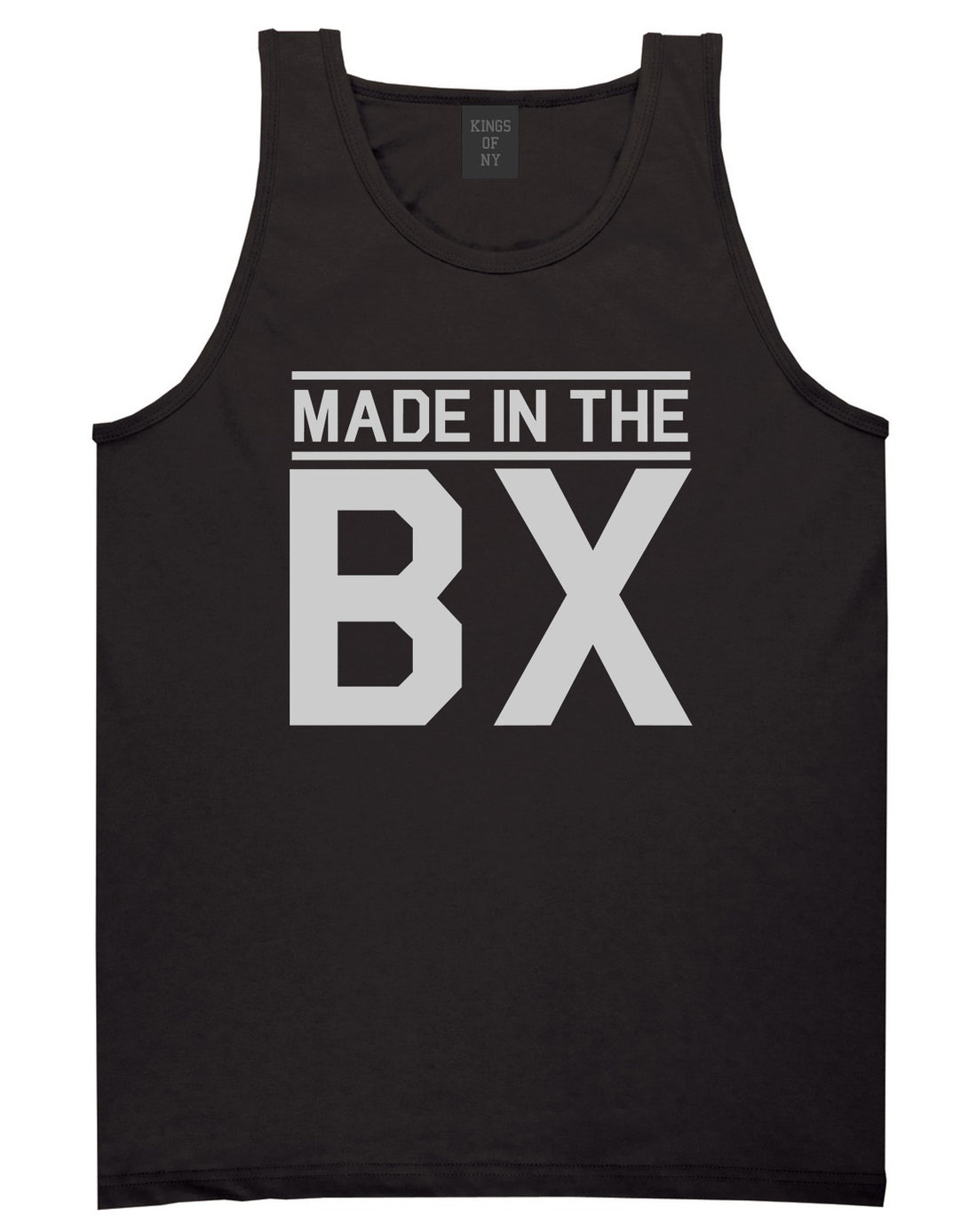 Made In The BX Bronx Mens Tank Top T-Shirt Black