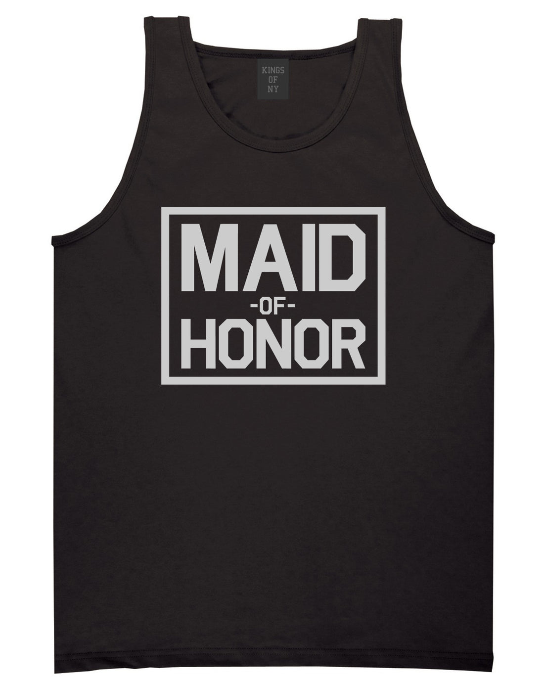 Maid_Of_Honor_Wedding Mens Black Tank Top Shirt by Kings Of NY