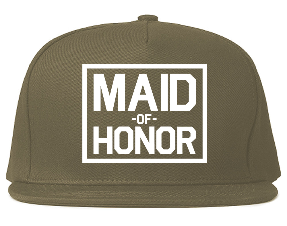 Maid_Of_Honor_Wedding Mens Grey Snapback Hat by Kings Of NY