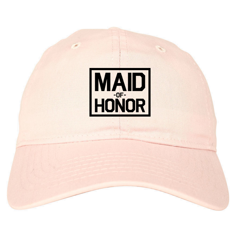 Maid_Of_Honor_Wedding Mens Pink Snapback Hat by Kings Of NY