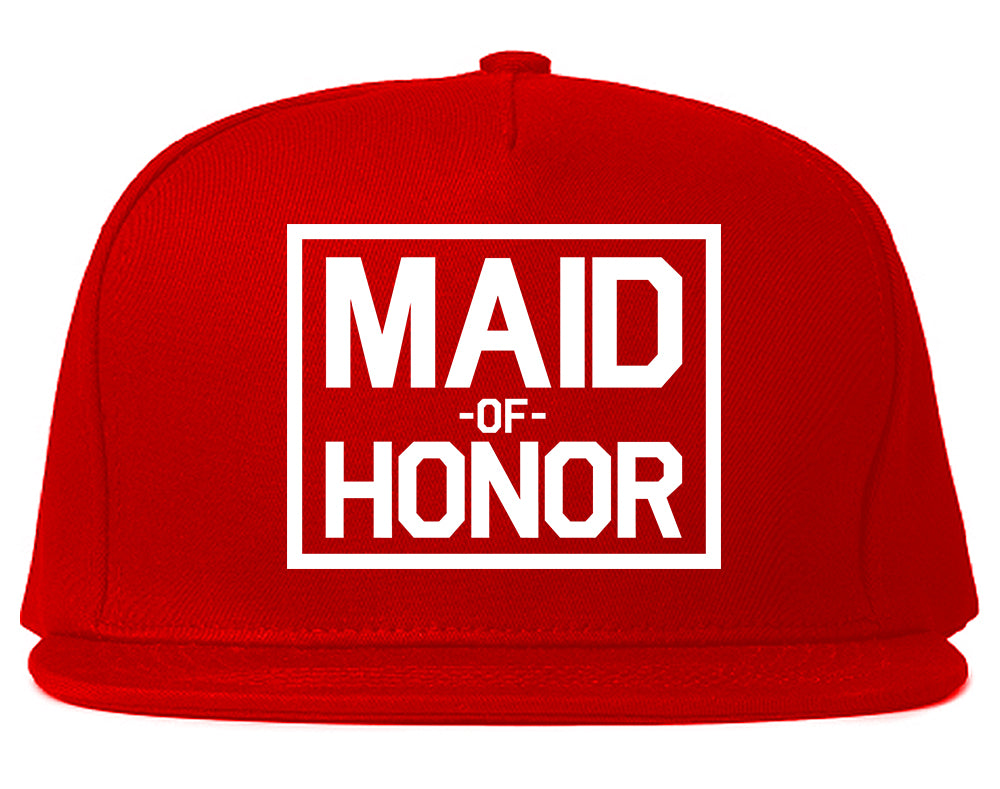 Maid_Of_Honor_Wedding Mens Red Snapback Hat by Kings Of NY