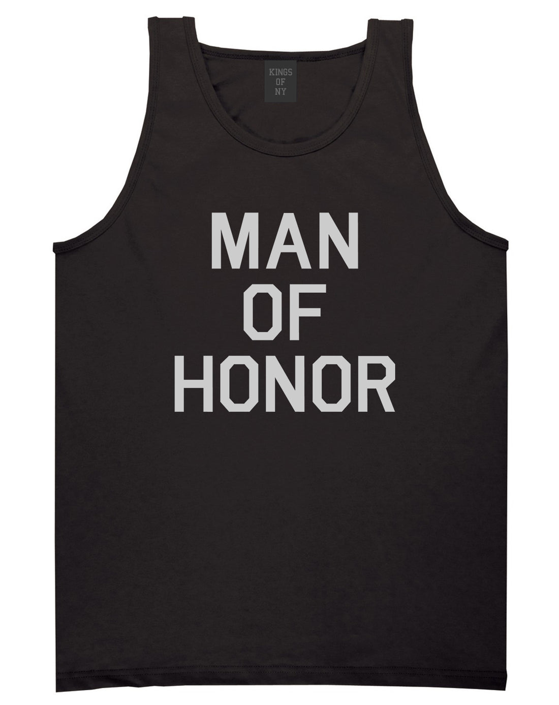 Man Of Honor Funny Bachelor Party Wedding Mens Tank Top Shirt Black