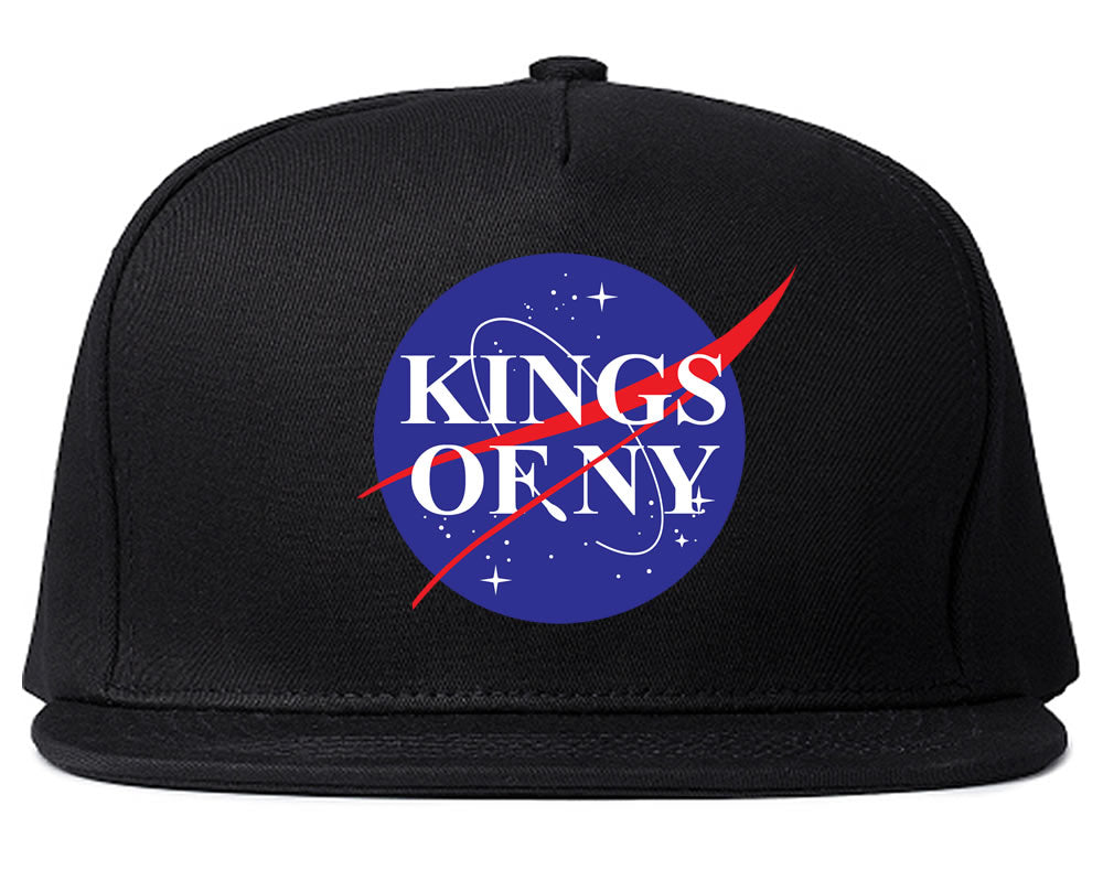 Nasa Kings Of NY Logo Black Snapback Hat