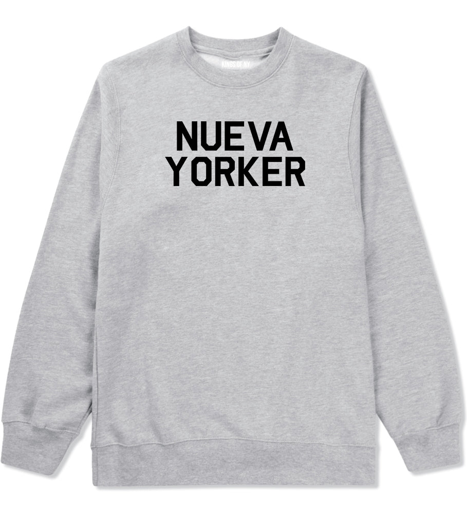 Nueva Yorker New York Spanish Crewneck Sweatshirt in Grey