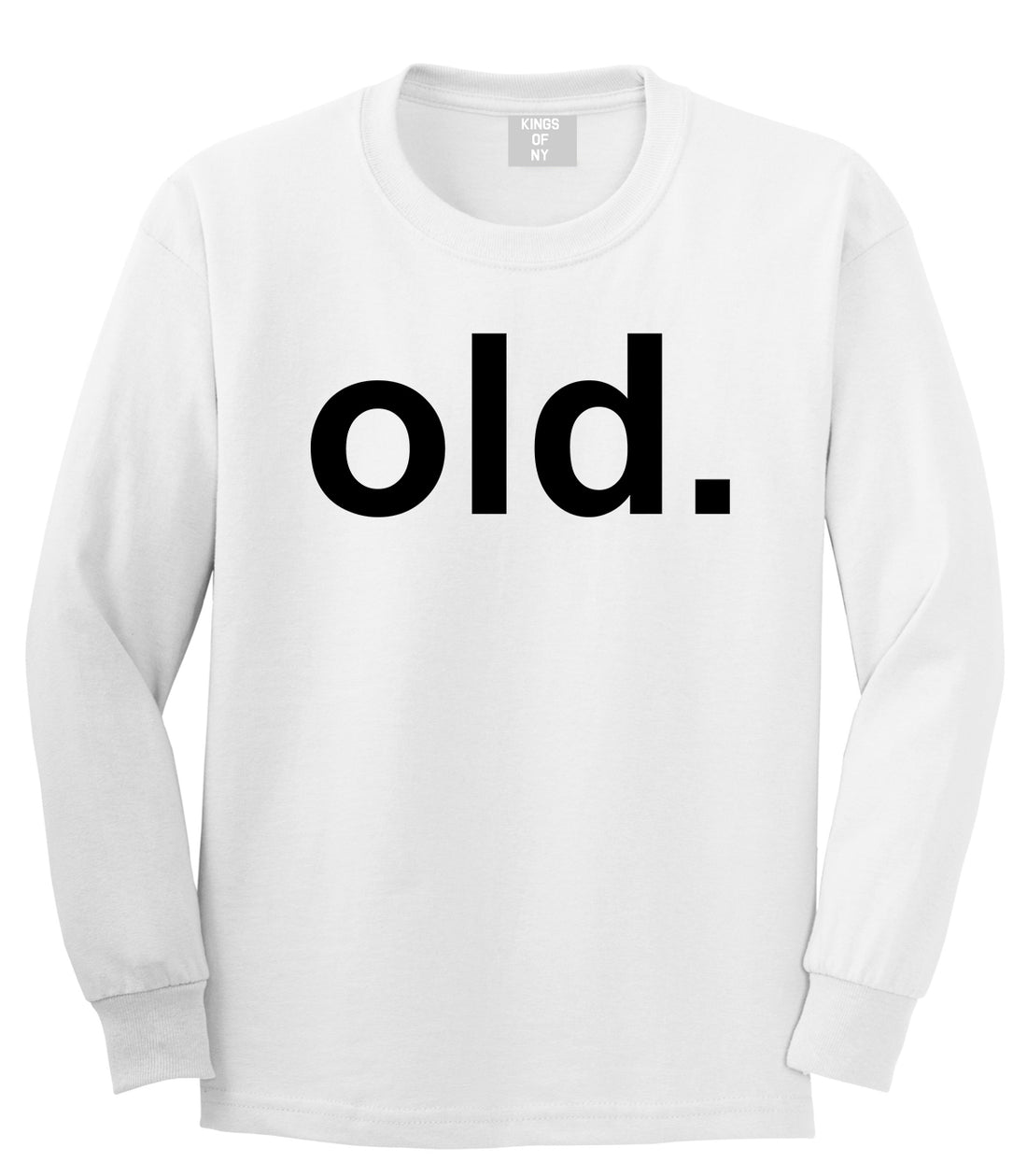 Old Funny Grandpa Grandfather Mens Long Sleeve T-Shirt White