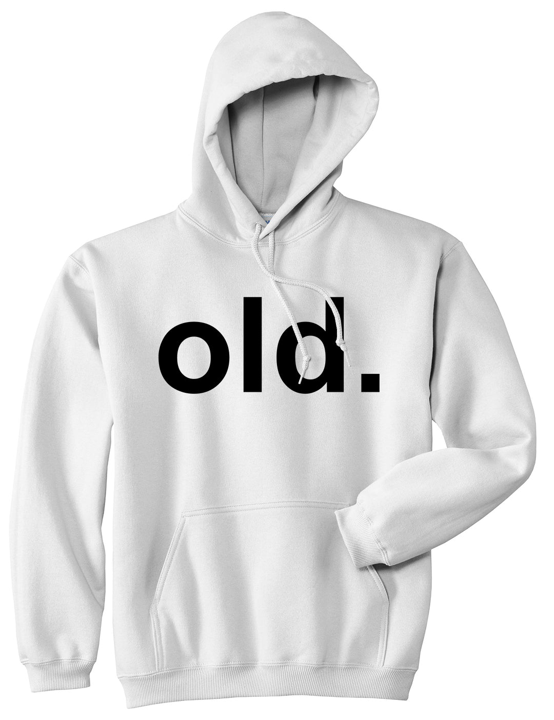 Old Funny Grandpa Grandfather Mens Pullover Hoodie White