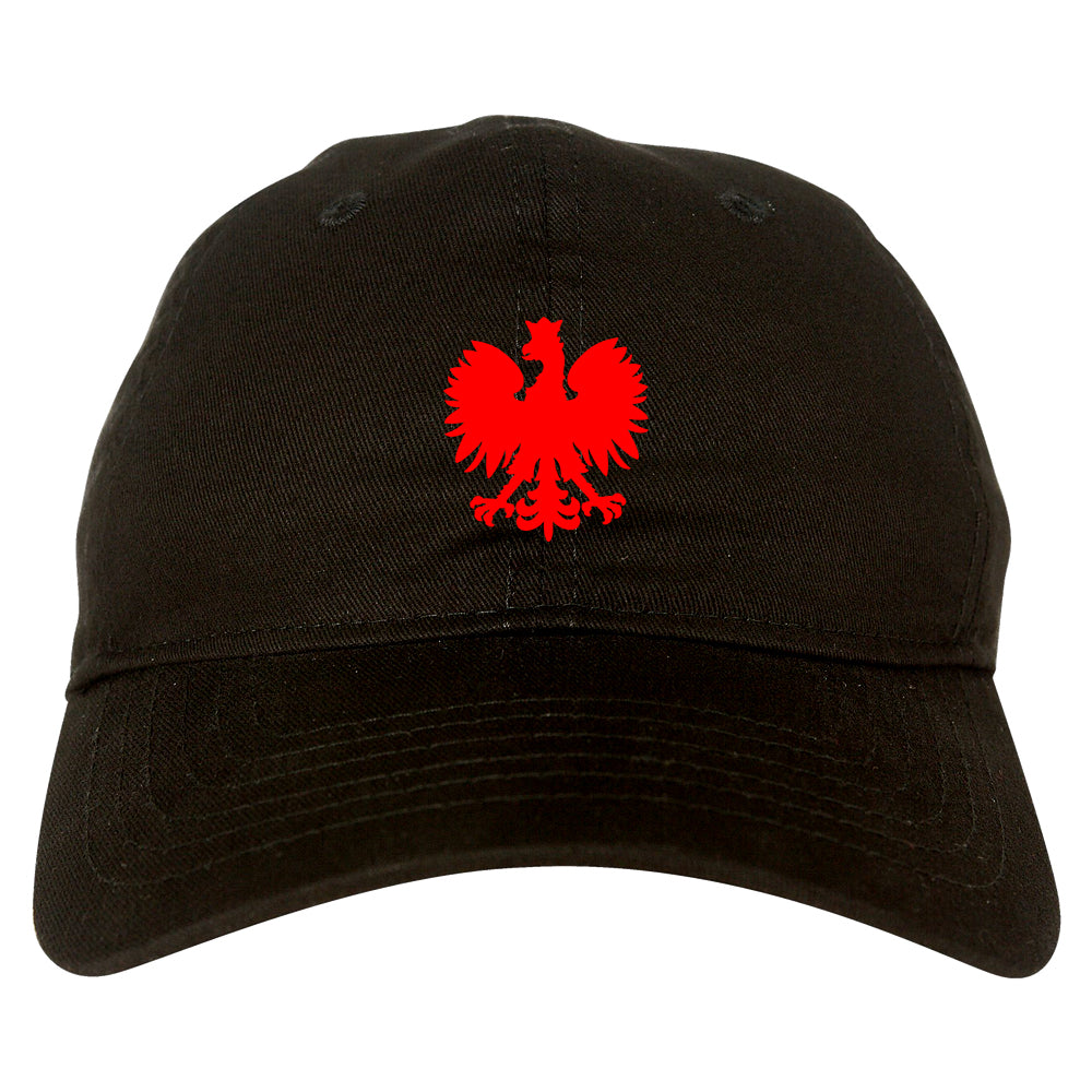 Poland Eagle Polish Pride Polska Big Mens Dad Hat Black
