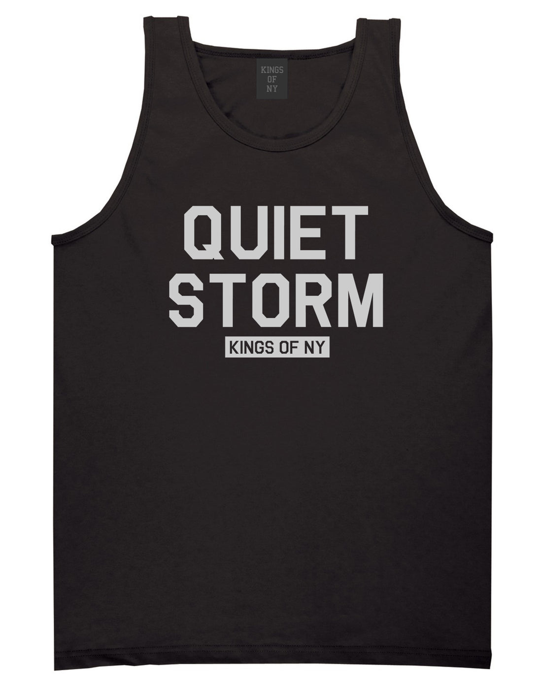 Quiet Storm Kings Of NY Mens Tank Top Shirt Black