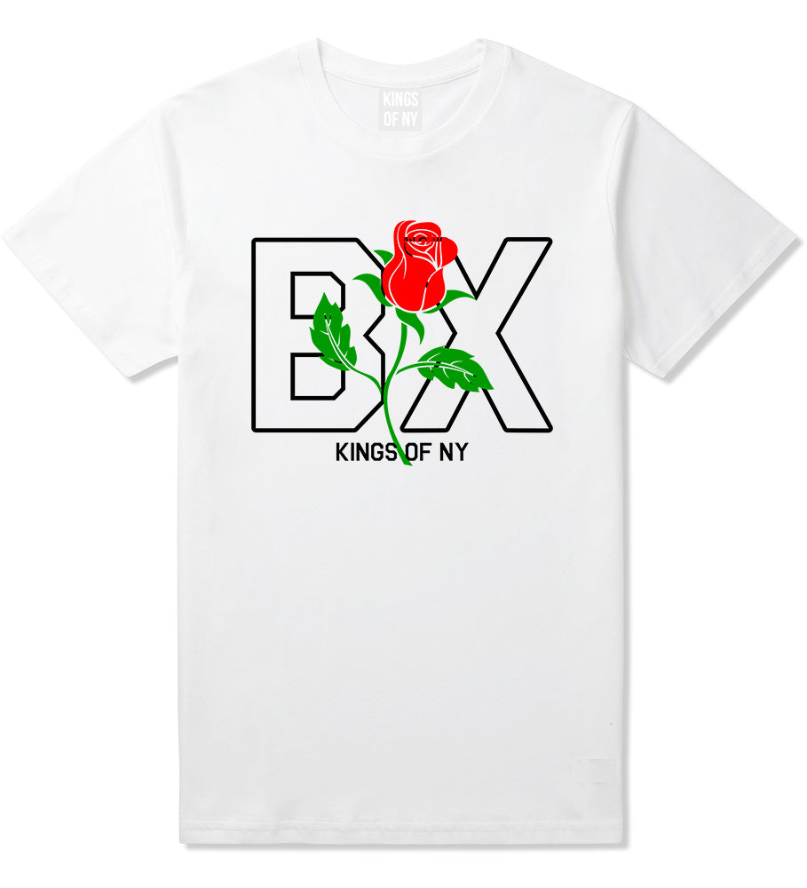 Rose BX The Bronx Kings Of NY Mens T-Shirt White