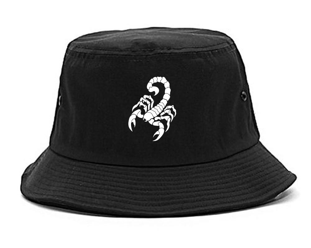 Scorpion Insect Mens Bucket Hat Black