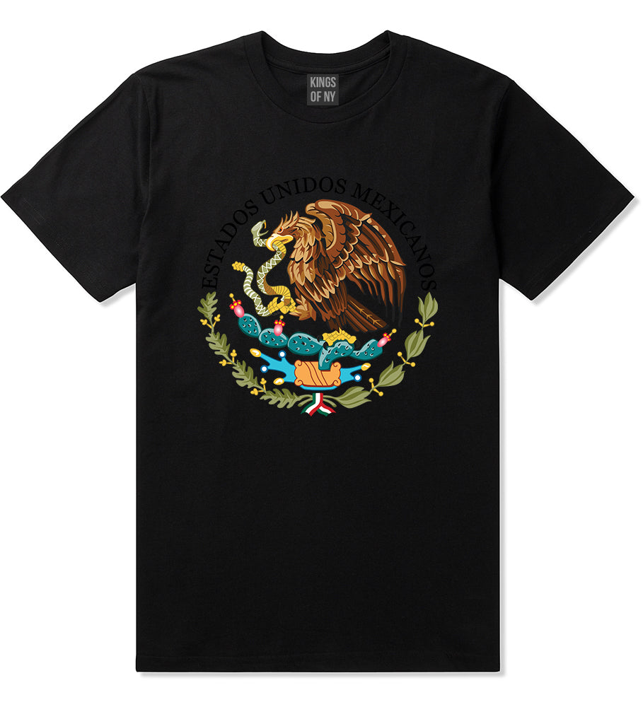 Seal of the Government of Mexico Mens T-Shirt Black