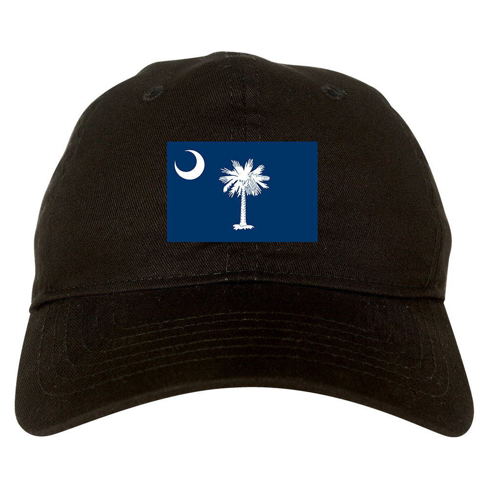 South Carolina State Flag SC Chest Mens Dad Hat Black