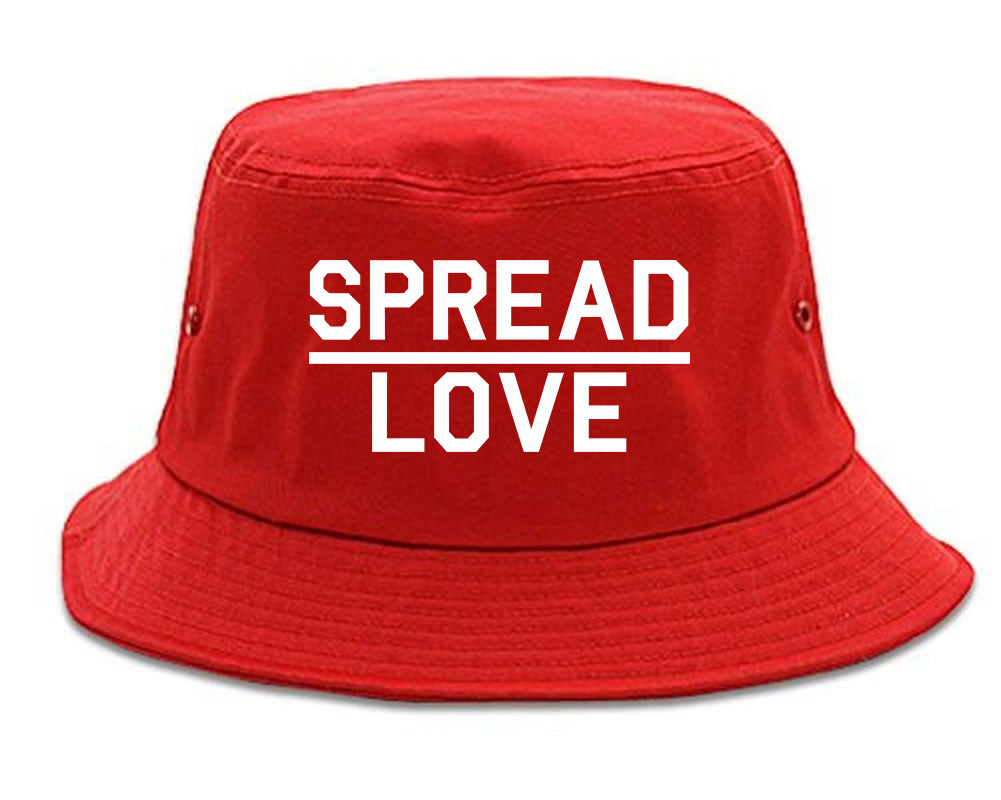 Spread Love Brooklyn Red Bucket Hat