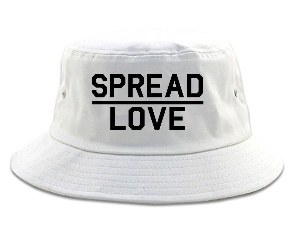 Spread Love Brooklyn White Bucket Hat