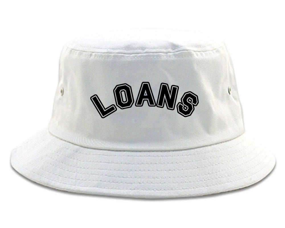 Student_Loans_College White Bucket Hat