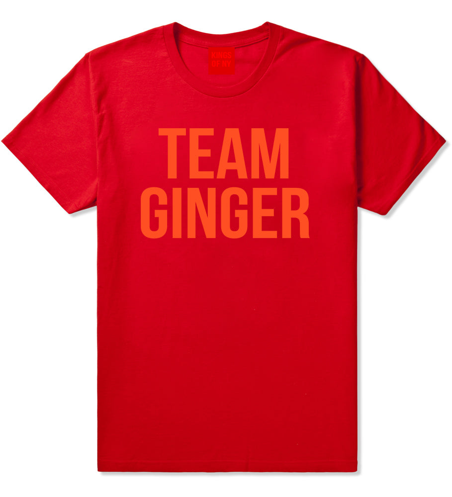 Team Ginger Funny St Patricks Day Irish Mens T-Shirt Red