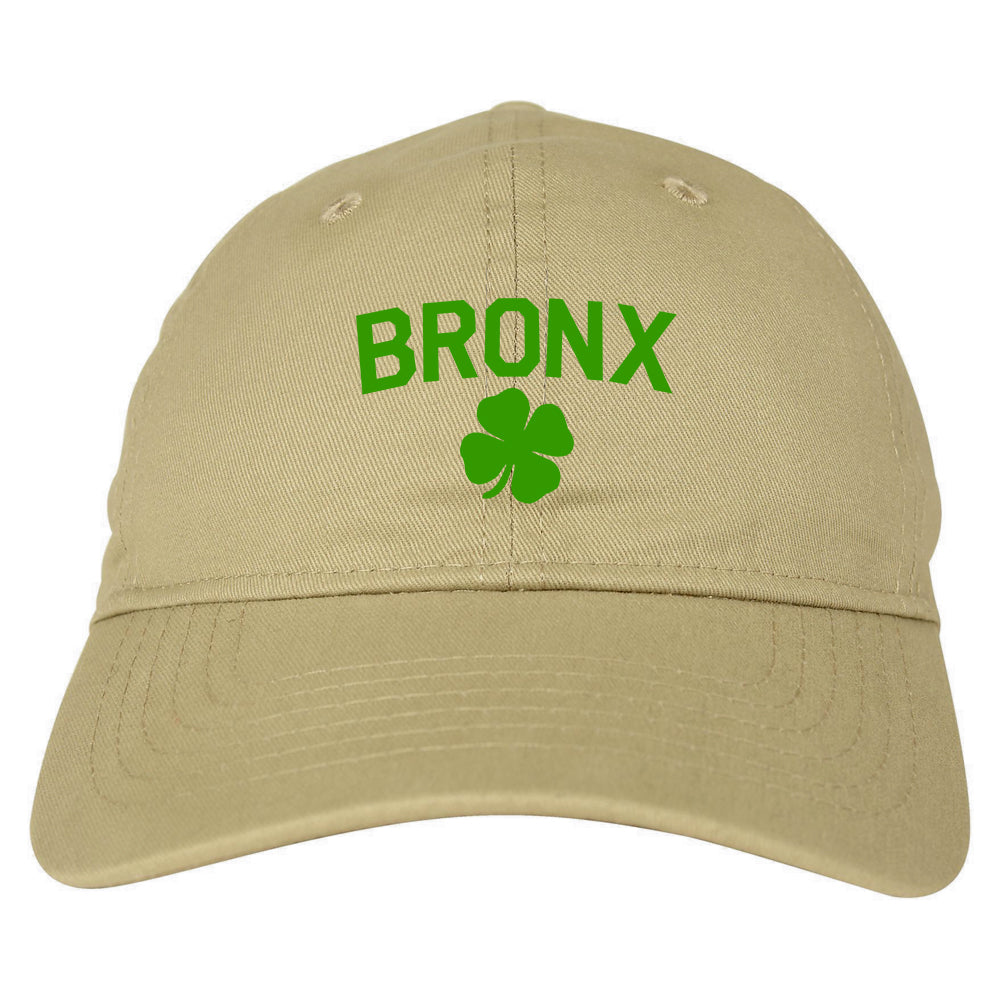 The Bronx Irish St Patricks Day Mens Dad Hat Tan