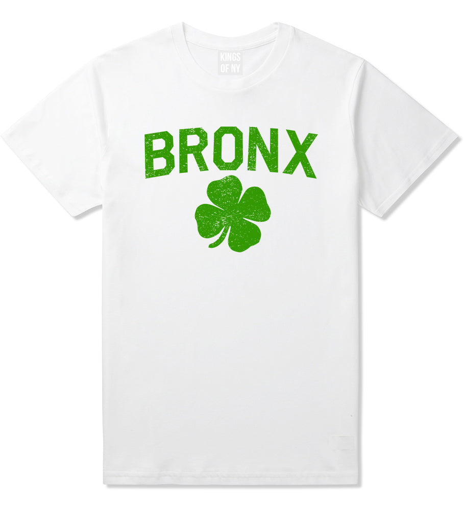 The Bronx Irish St Patricks Day Mens T-Shirt White