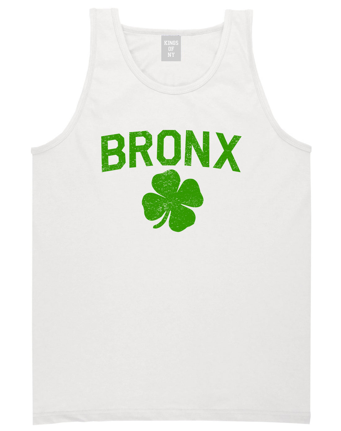 The Bronx Irish St Patricks Day Mens Tank Top T-Shirt White