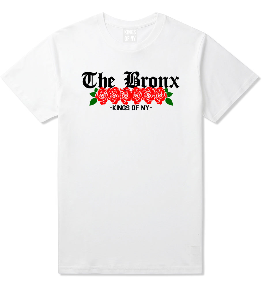 The Bronx Roses Kings Of NY Mens T-Shirt White