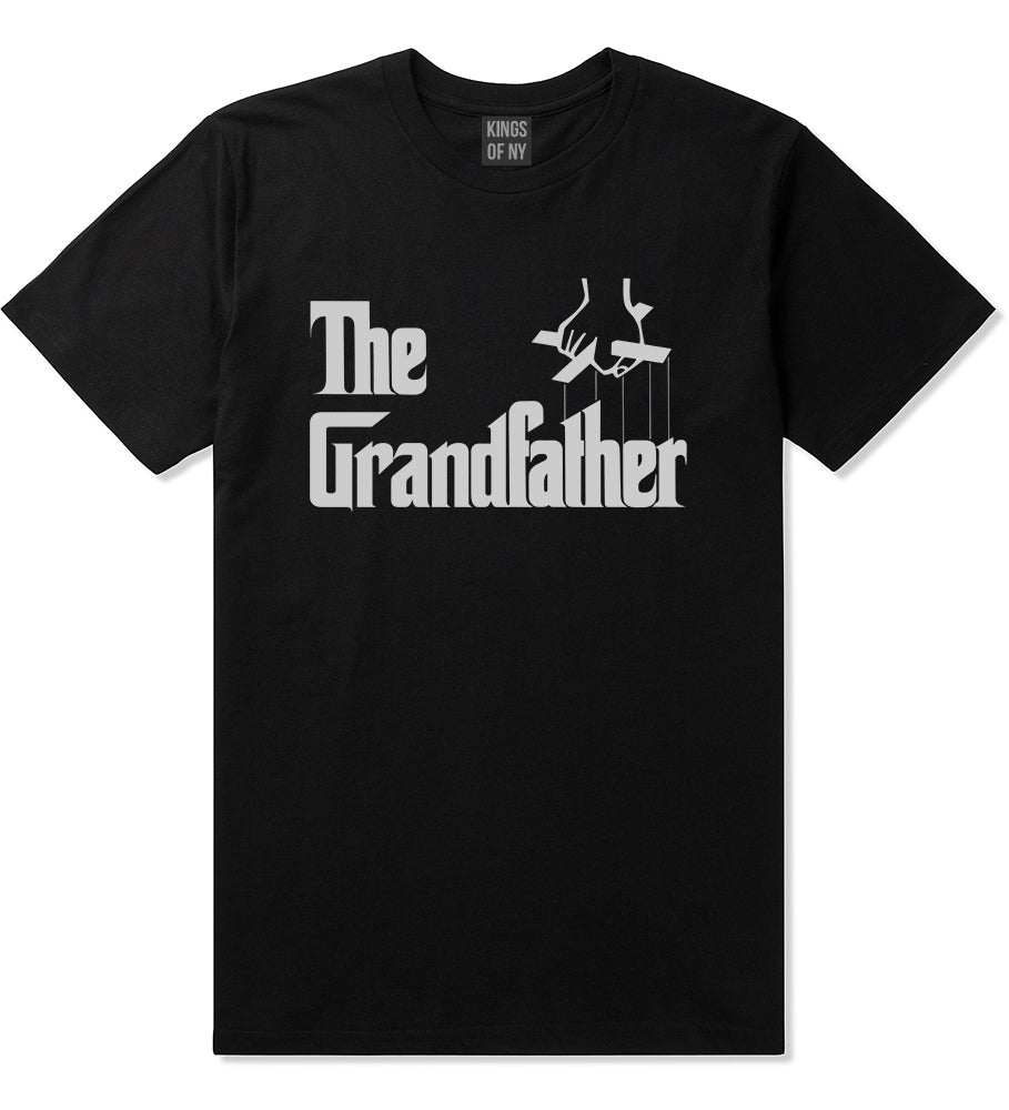 The Grandfather Funny New Grandpa Mens T-Shirt Black
