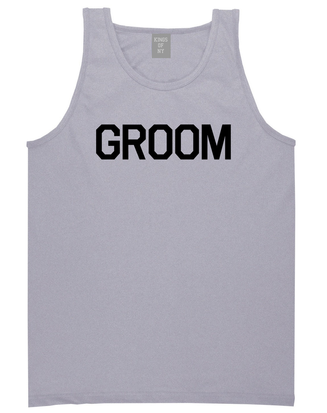 The Groom Bachelor Party Grey Tank Top Shirt by Kings Of NY