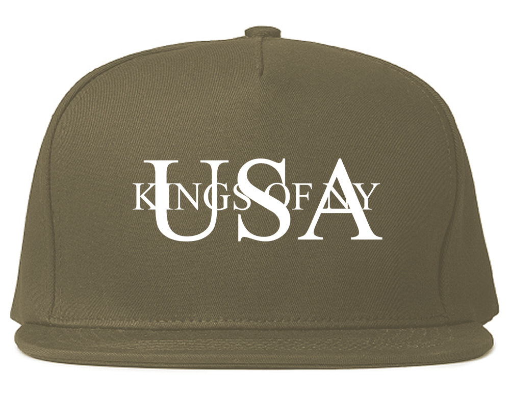 USA_Kony_Logo Grey Snapback Hat