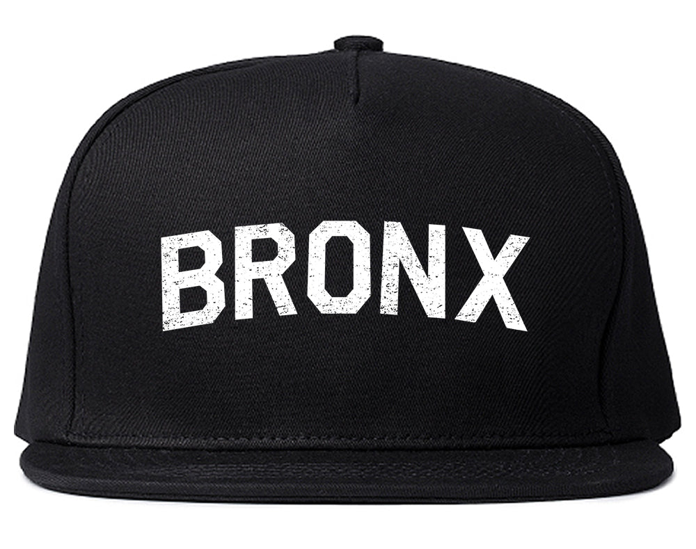 Vintage Bronx New York Mens Snapback Hat Black