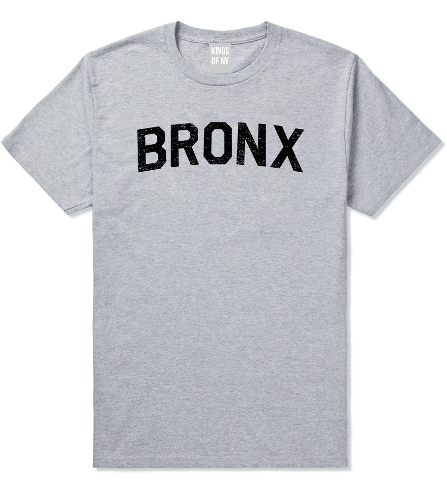 Vintage Bronx New York Mens T-Shirt Grey