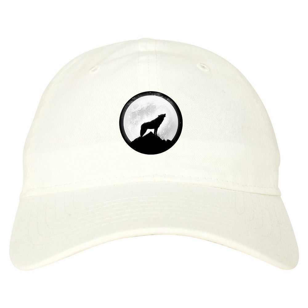 Wolf Howling Moon Dad Hat