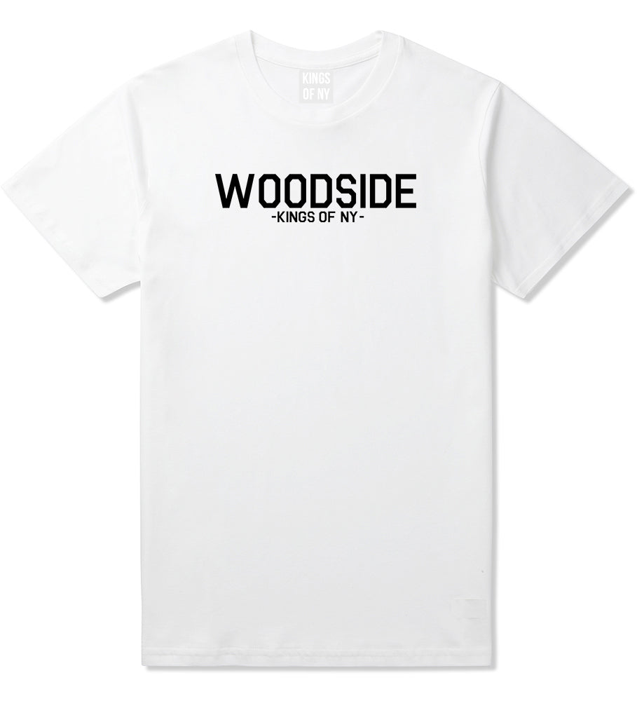 Woodside Queens New York Mens T Shirt White