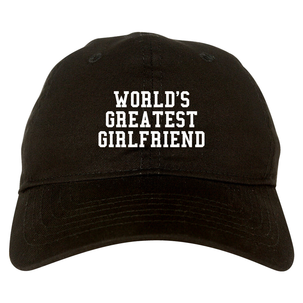 Worlds Greatest Girlfriend Funny Birthday Gift Mens Dad Hat Black