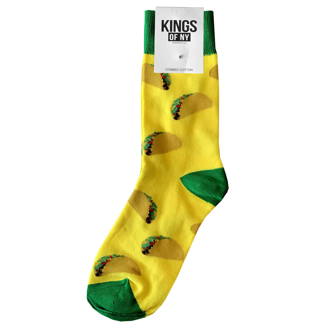 Yellow Taco Mens Cotton Socks