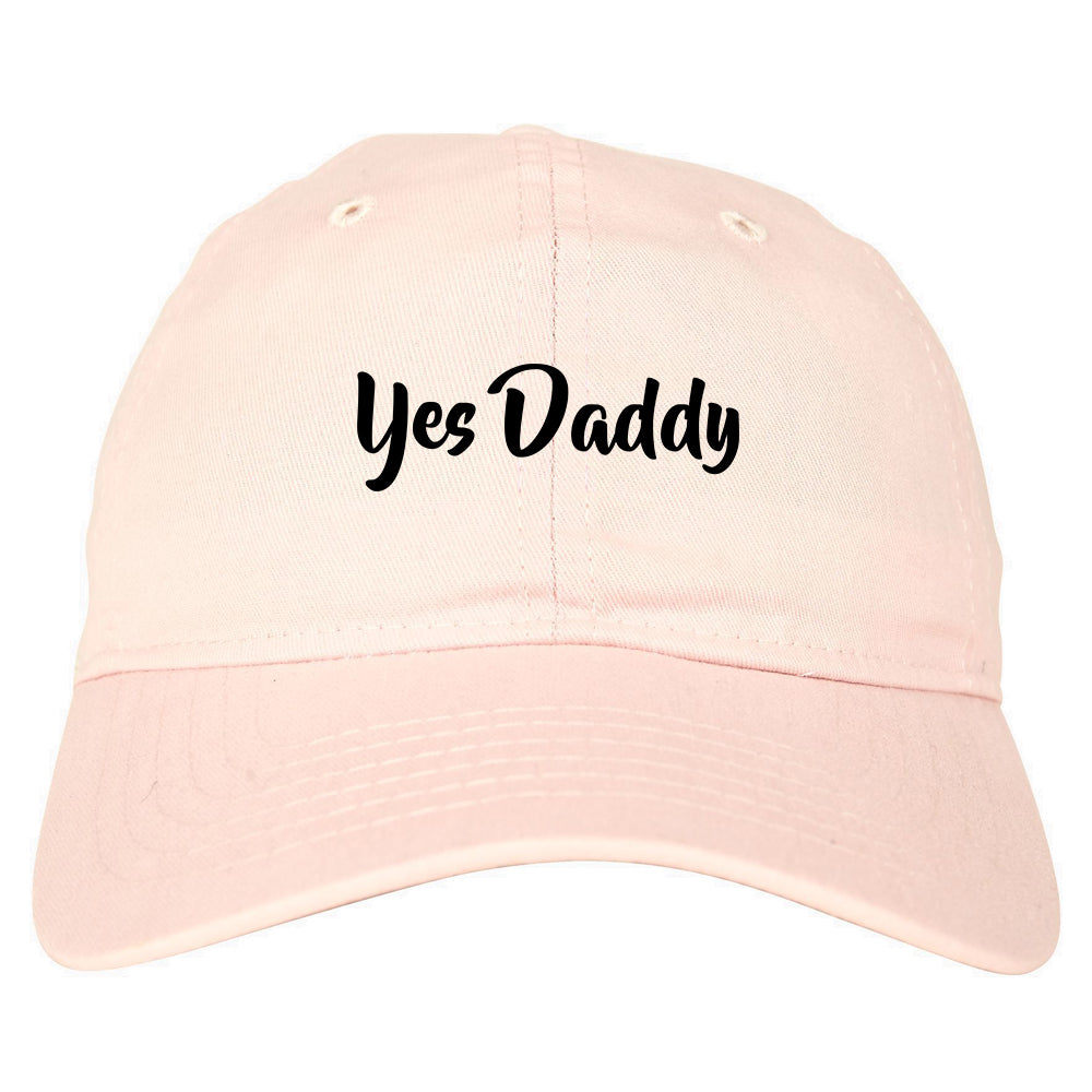 Yes Daddy Dad Hat Baseball Cap Pink