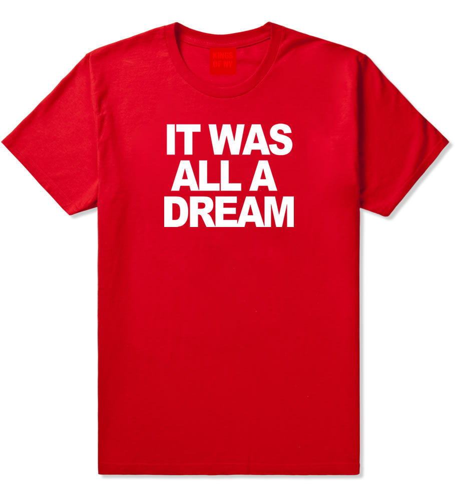 It Was All A Dream Biggie Brooklyn T-Shirt in Red