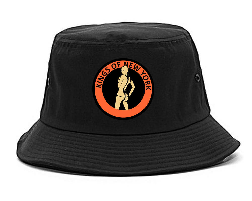 Amber Twerk Kings Of New York Logo Bucket Hat By Kings Of NY