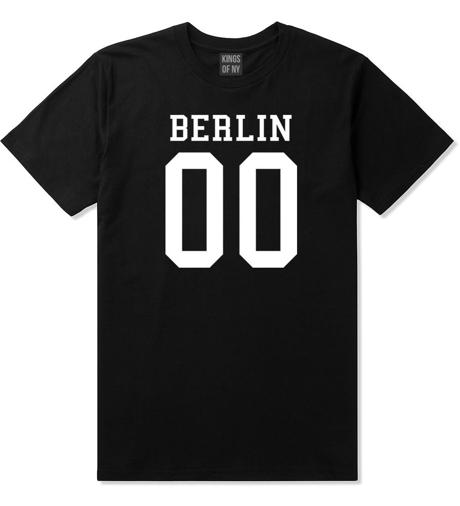 Berlin Team Jersey Germany Country T-Shirt in Black By Kings Of NY