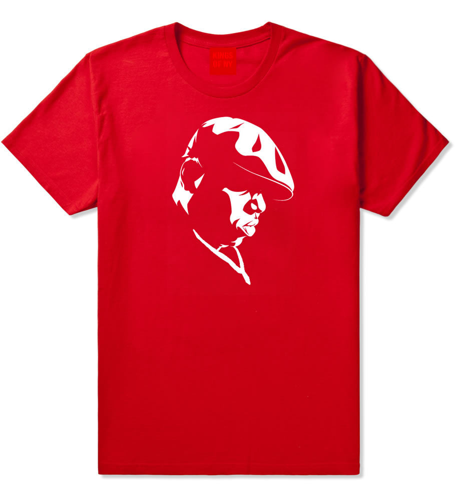  Kings Of NY Biggie Silhouette BIG T-Shirt in Red