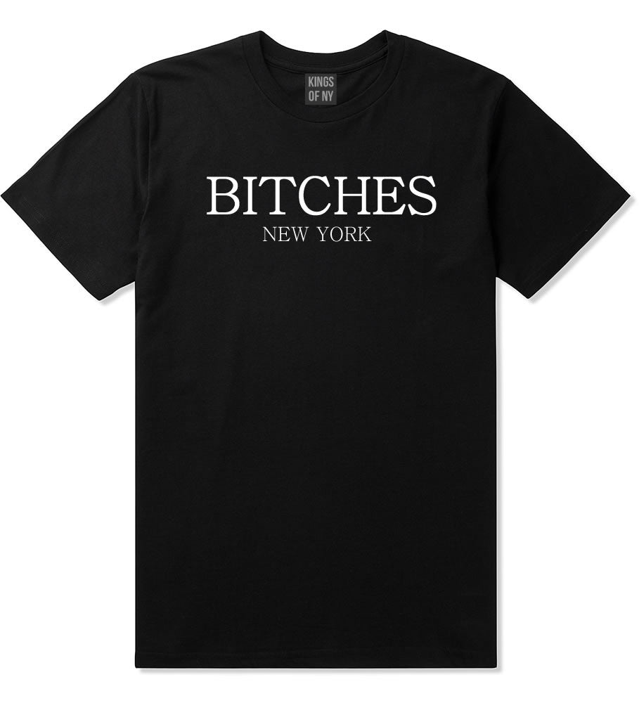  Bitches New York T-Shirt in Black by Kings Of NY