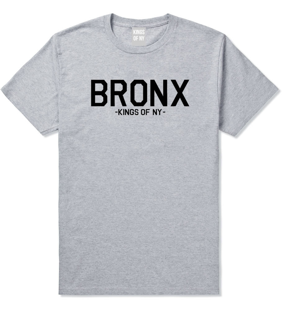 BRONX Boro Borough New York T-Shirt in Grey
