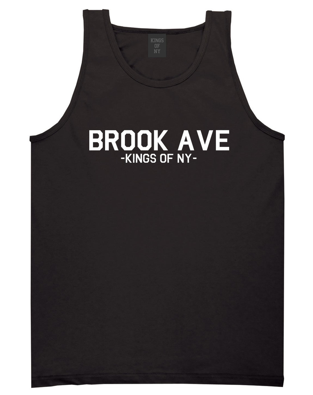 Brook Ave South Bronx New York Tank Top in Black