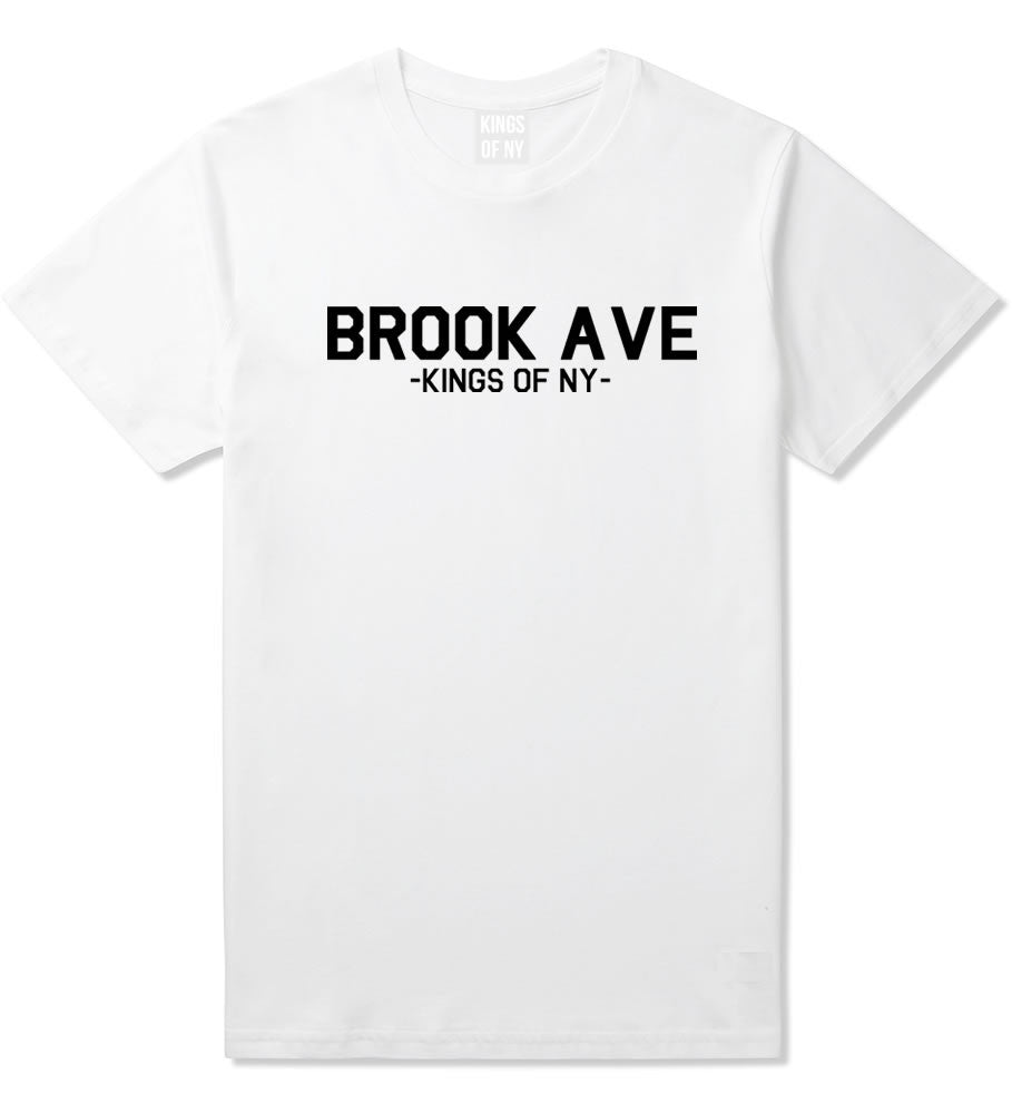 Brook Ave South Bronx New York T-Shirt in White