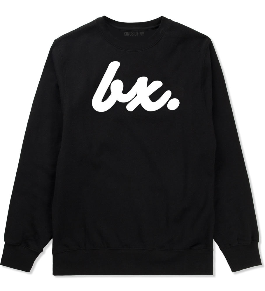 Bx The Bronx Script Crewneck Sweatshirt in Black By Kings Of NY