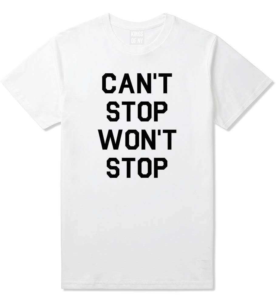  Kings Of NY Cant Stop Wont Stop T-Shirt in White