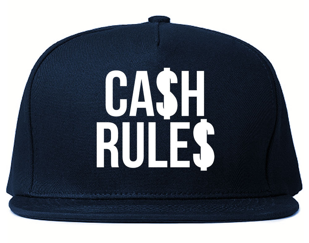 Cash Rules Snapback Hat Cap by Kings Of NY