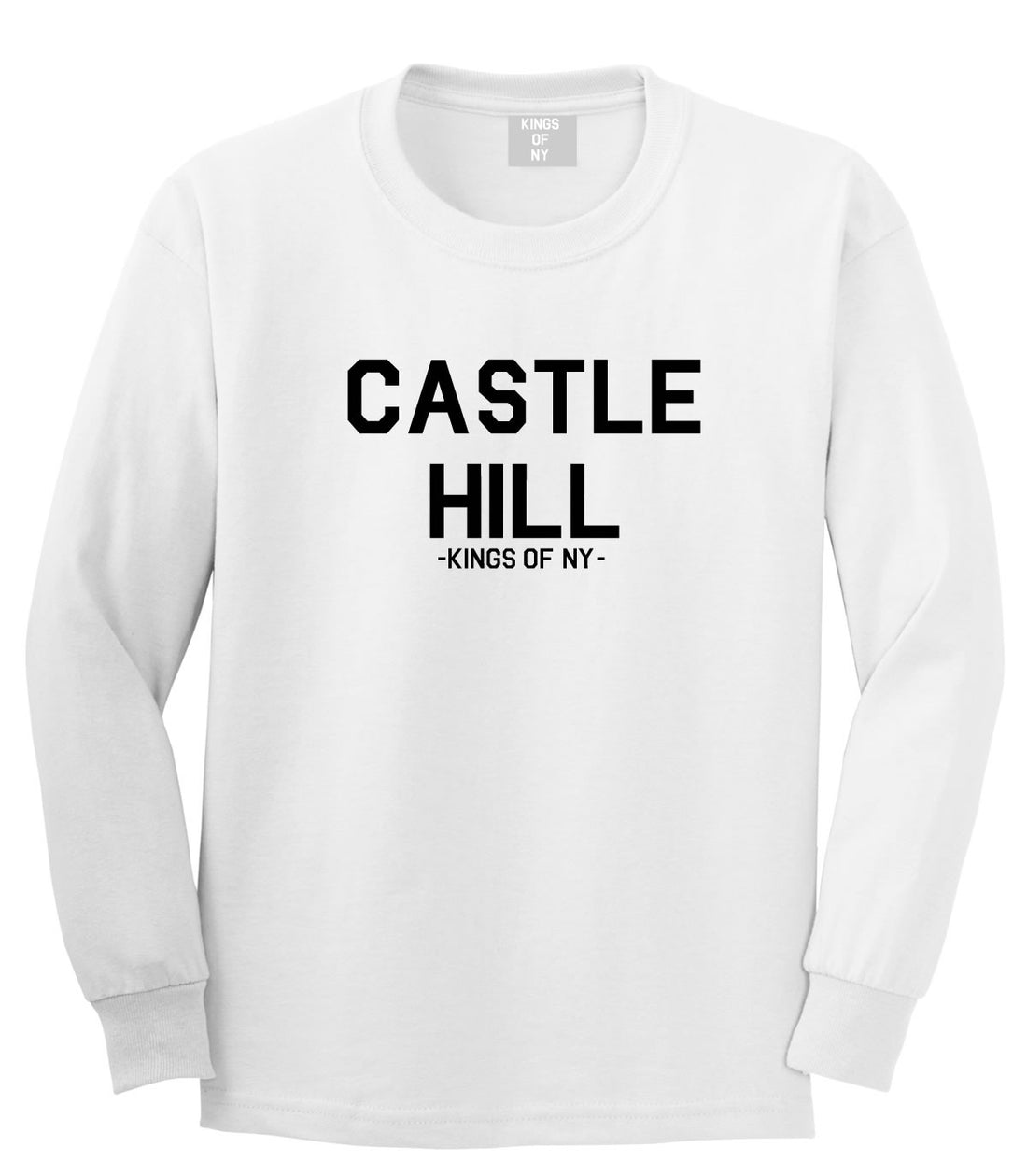 Castle Hill The Bronx Long Sleeve T-Shirt in White